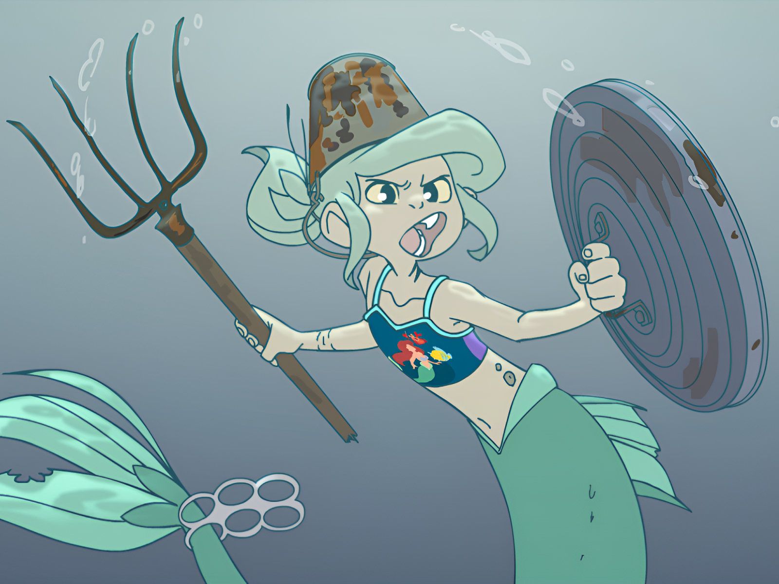 The Little Trashmaid, by s0s2